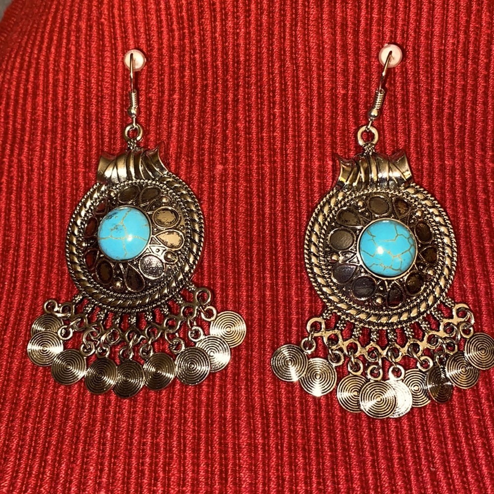 Boho Silver and Turquoise